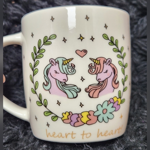 Other - Unicorn Mug "heart to heart" Mug & Heart tea Infuser